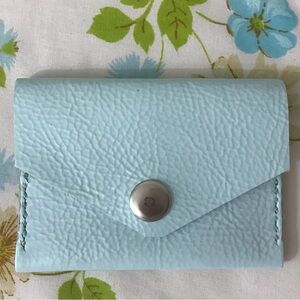 Hand Crafted Teal Leather Wallet